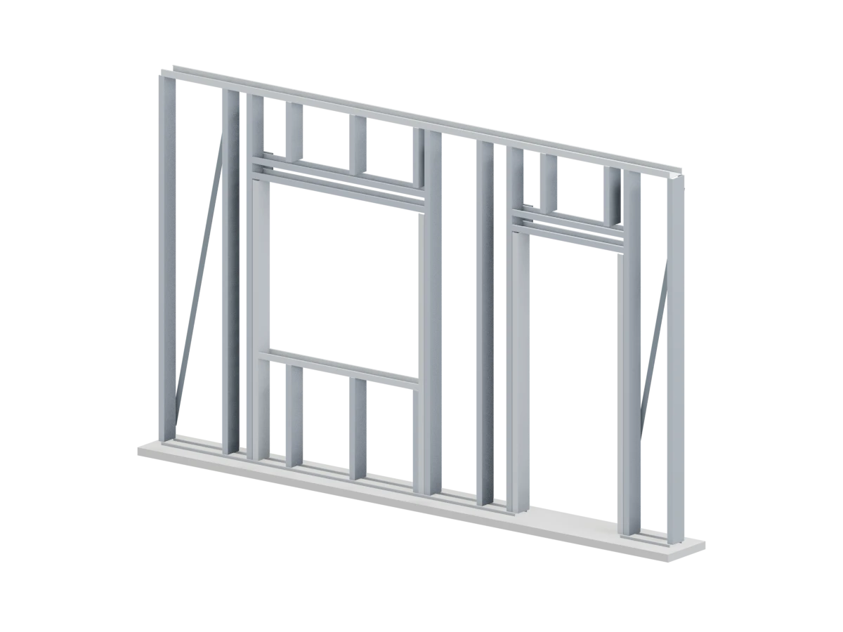 Steel wall framing